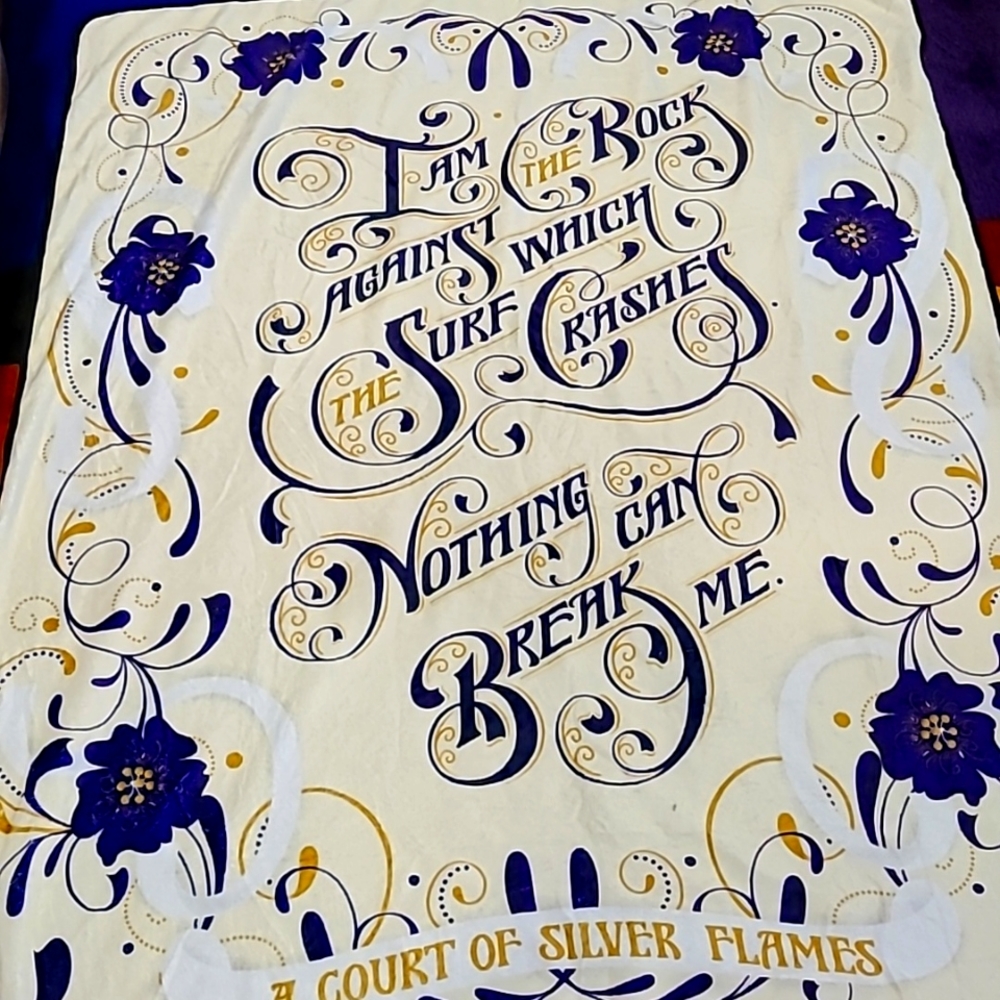 A Court of Silver Flames ACOTAR Blanket
